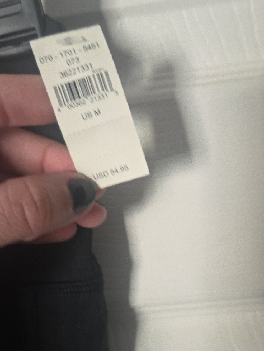 aerie Black High-Waist Scallop Hem Leggings - Picture 3 of 4